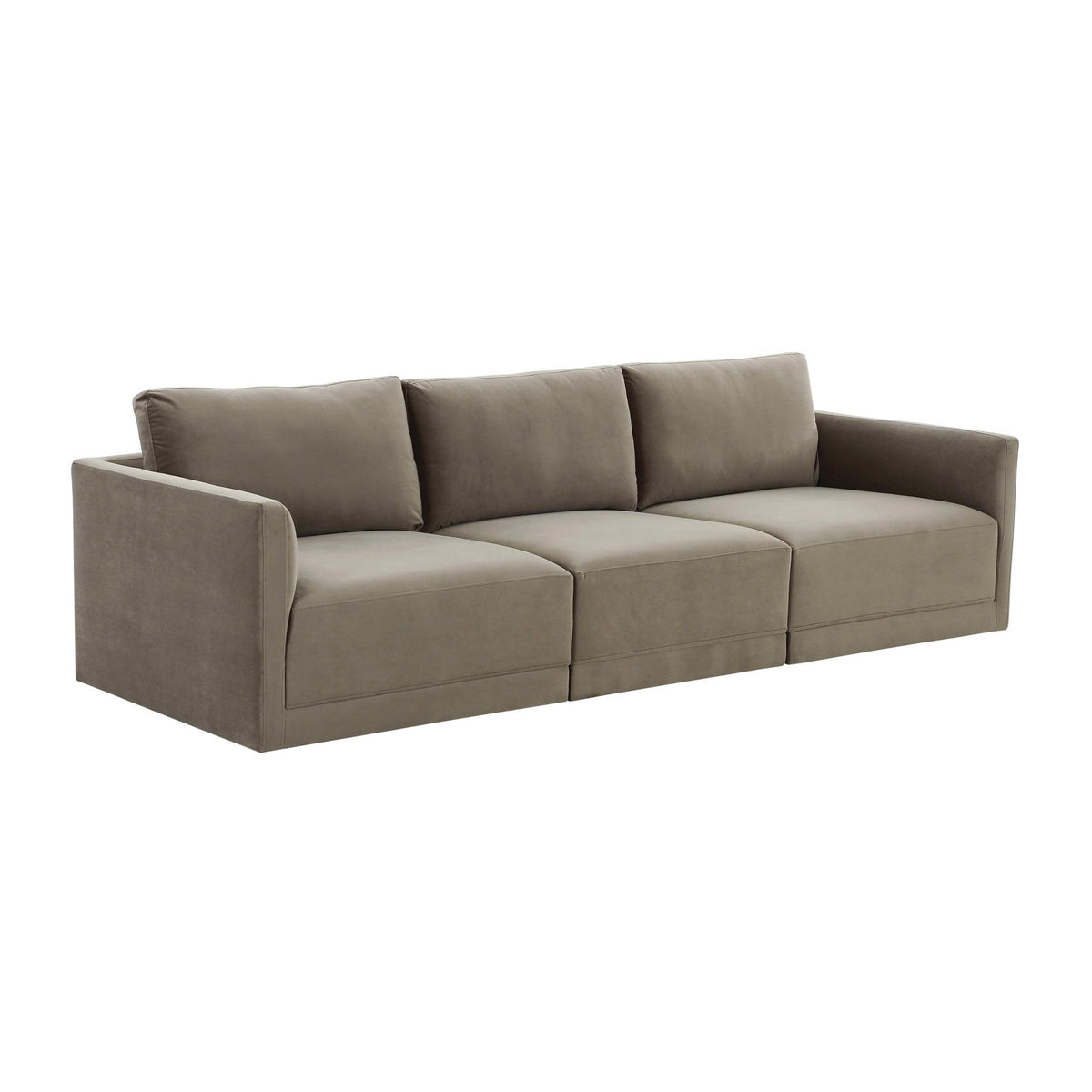 TOV Furniture Modern Willow Taupe Modular Sofa - REN-L03113
