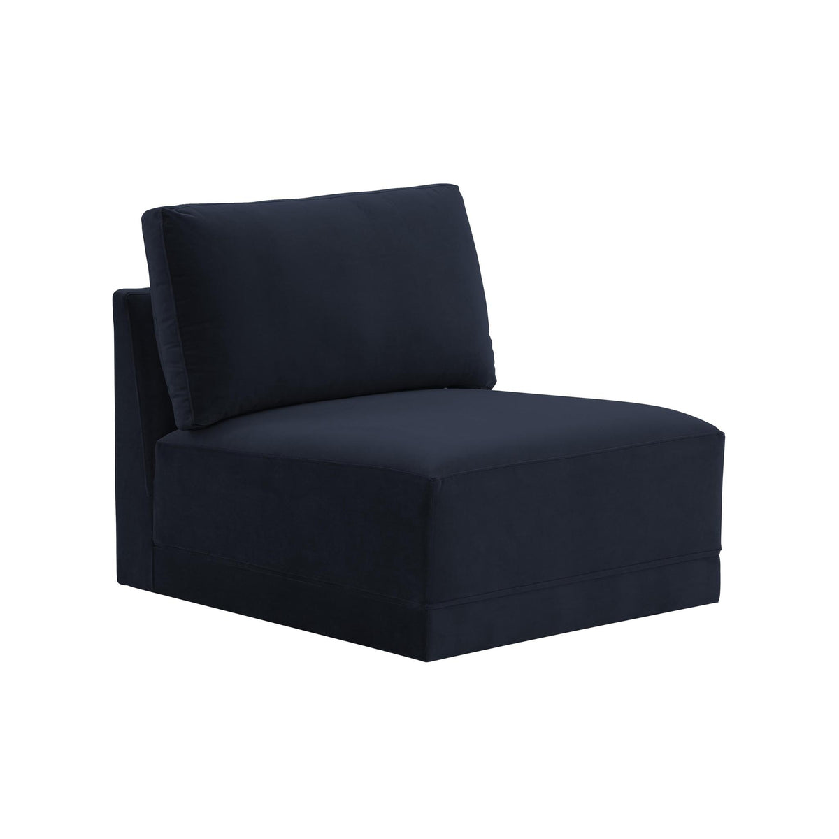 TOV Furniture Modern Willow Navy Armless Chair - REN-L03130-AC