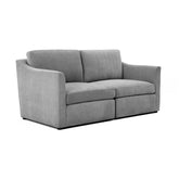 TOV Furniture Modern Aiden Gray Modular Loveseat - REN-L06122