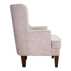 Moe's Home Collection Prince Arm Chair Grey Velvet - RN-1080-15