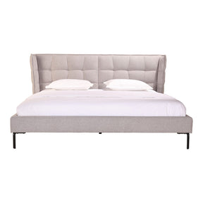 Moe's Home Collection Ostalo King Bed Grey - RN-1093-29 - Moe's Home Collection - Beds - Minimal And Modern - 1