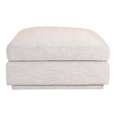 Moe's Home Collection Justin Ottoman Taupe - RN-1101-39 - Moe's Home Collection - Ottomans - Minimal And Modern - 1