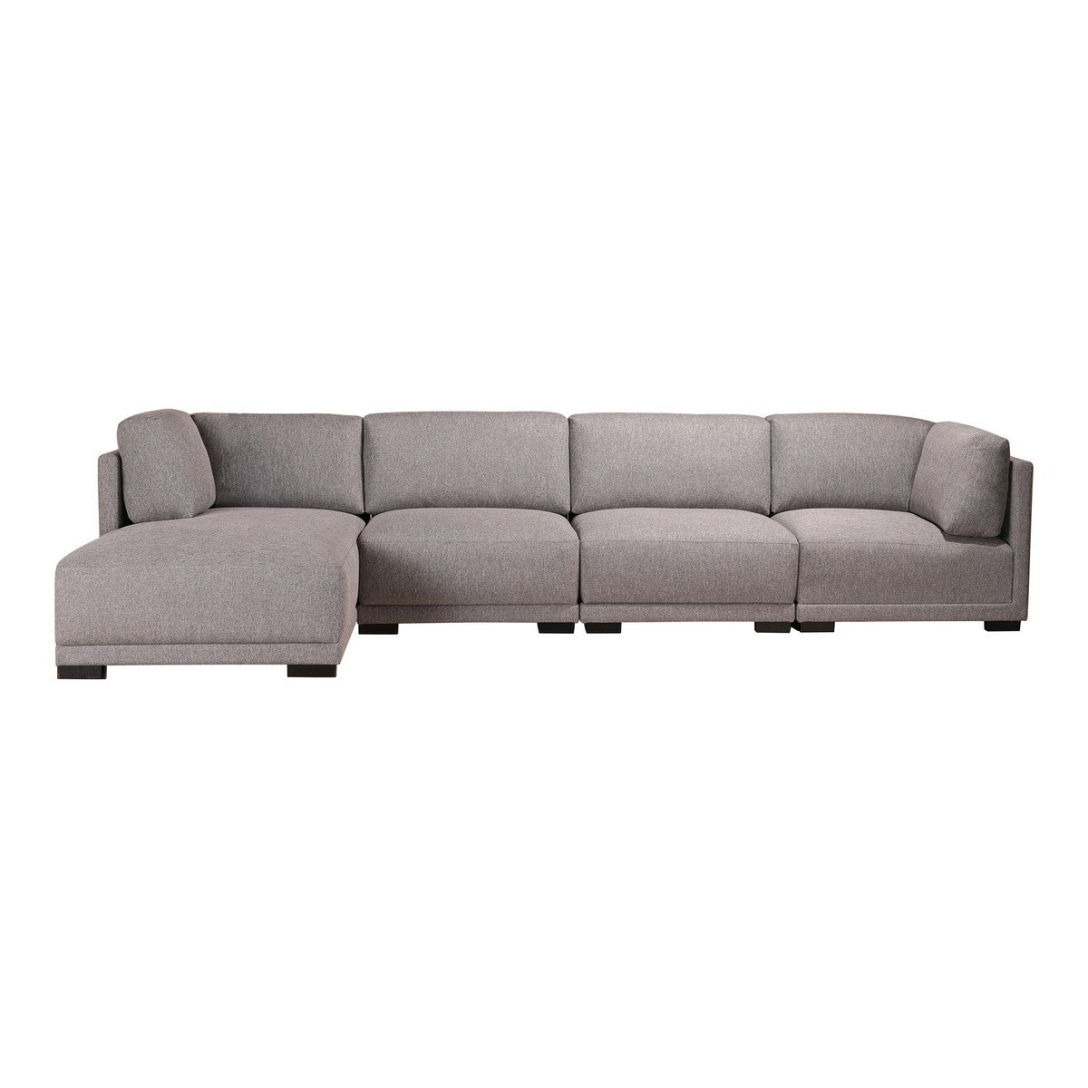 Moe's Home Collection Romeo Modular Sectional Left Grey - RN-1119-29 - Moe's Home Collection - Extras - Minimal And Modern - 1