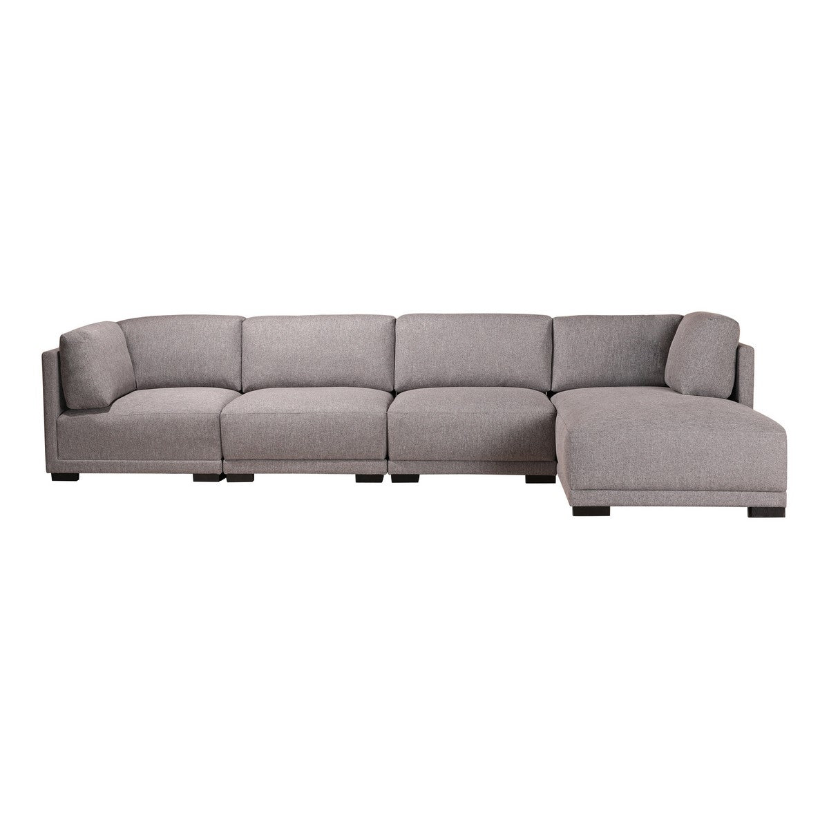 Moe's Home Collection Romeo Modular Sectional Right Grey - RN-1120-29 - Moe's Home Collection - Extras - Minimal And Modern - 1