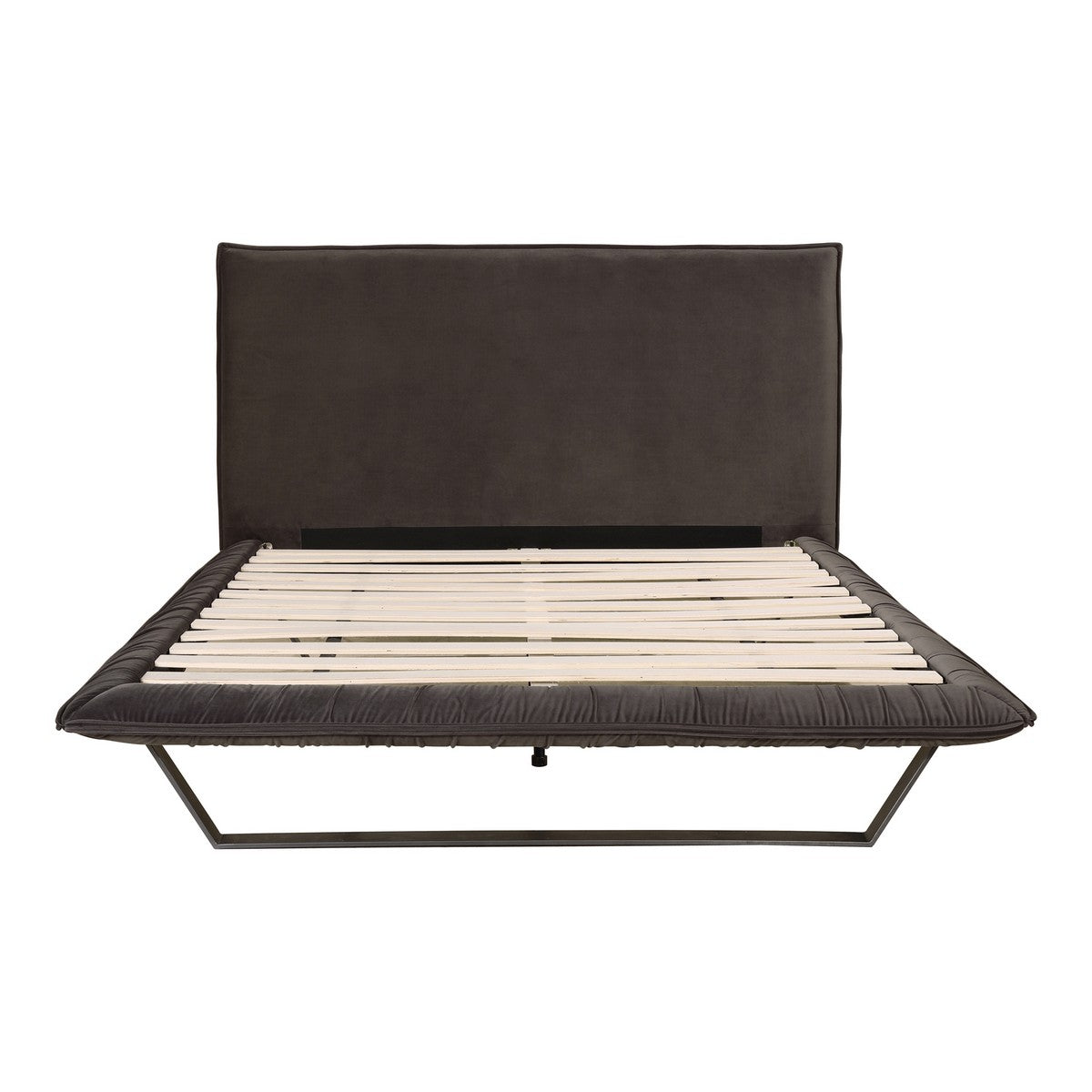 Moe's Home Collection Manilla Queen Bed Slate - RN-1127-25 - Moe's Home Collection - Beds - Minimal And Modern - 1