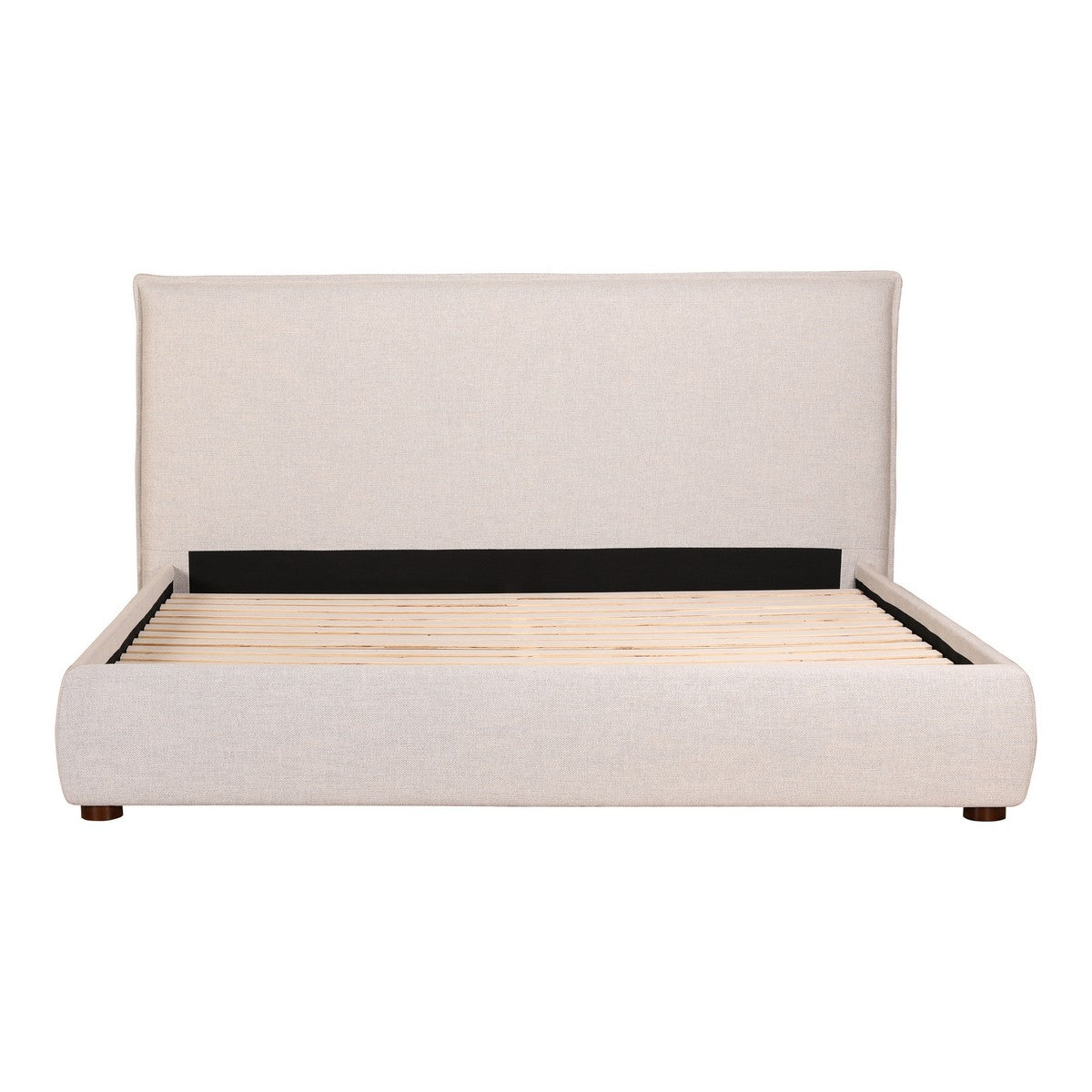 Moe's Home Collection Luzon King Bed Light Grey - RN-1130-40 - Moe's Home Collection - Beds - Minimal And Modern - 1