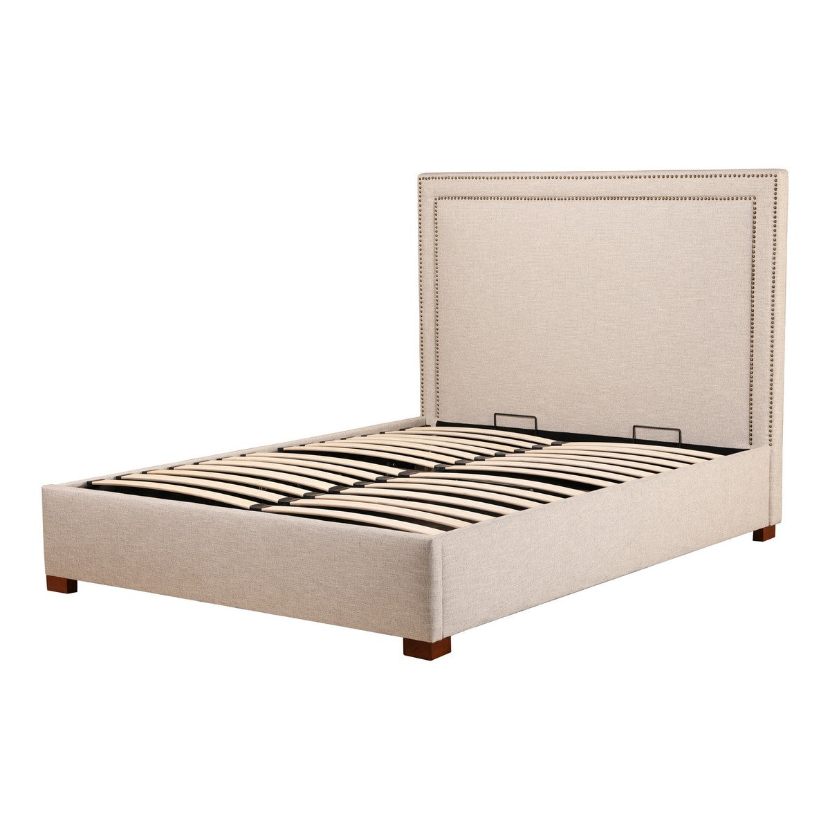 Moe's Home Collection Kenzo Storage Bed King Ecru - RN-1136-34
