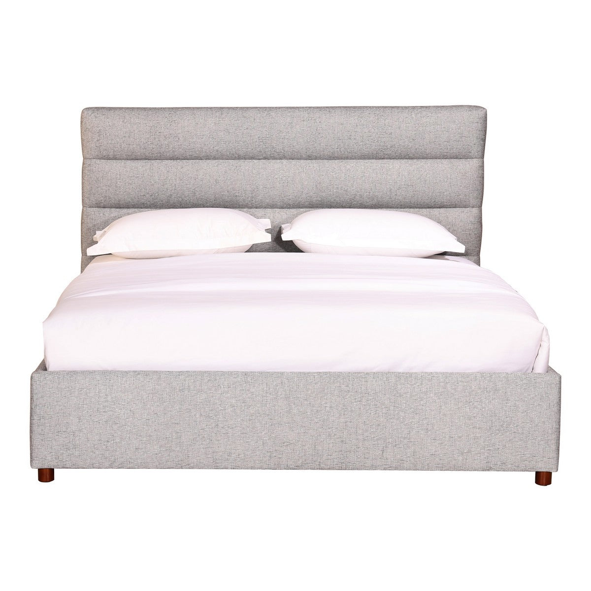 Moe's Home Collection Takio Queen Bed Light Grey - RN-1139-29