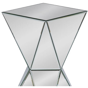 Baxton Studio Rebecca Contemporary Multi-Faceted Mirrored Side Table Baxton Studio-coffee tables-Minimal And Modern - 3