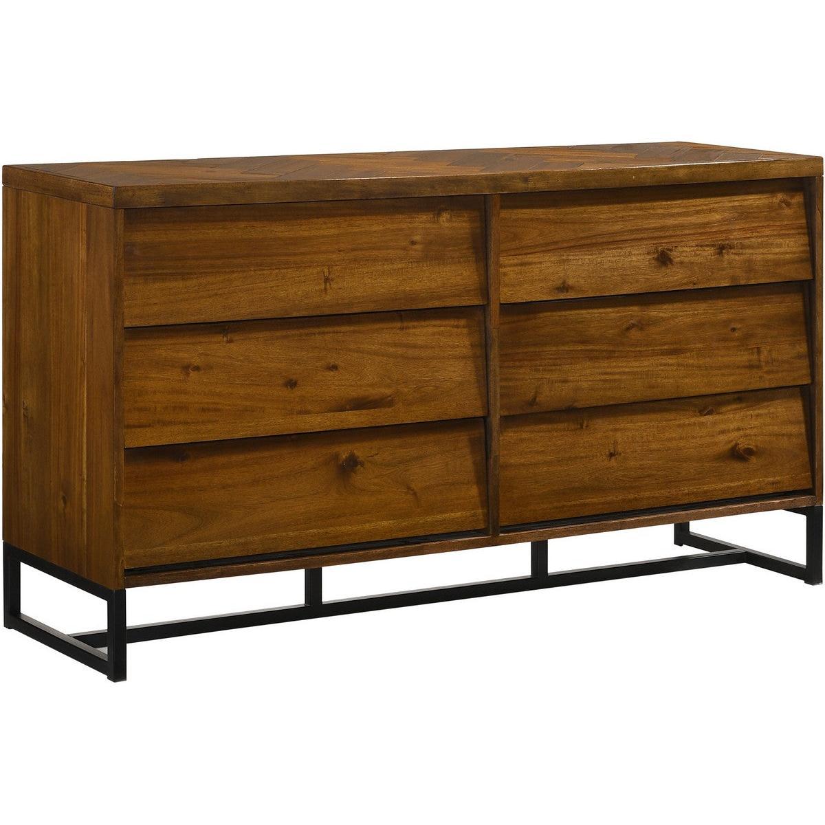 Meridian Furniture Reed Antique Coffee DresserMeridian Furniture - Dresser - Minimal And Modern - 1