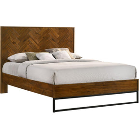 Meridian Furniture Reed Antique Coffee King Bed (3 Boxes)Meridian Furniture - King Bed (3 Boxes) - Minimal And Modern - 1