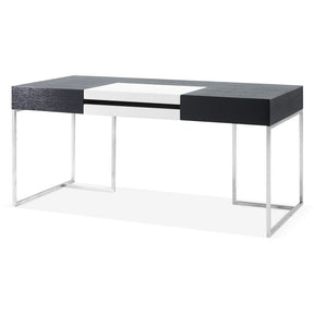 J&M Furniture Contemporary Metal Writing Work Computer S101 Modern Office Desk-Minimal & Modern