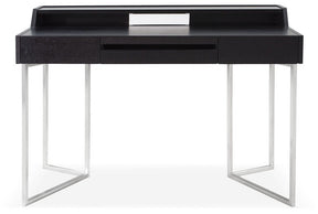 J&M Furniture Metal Base Contemporary Writing Work Computer S116 Modern Office Desk-Minimal & Modern
