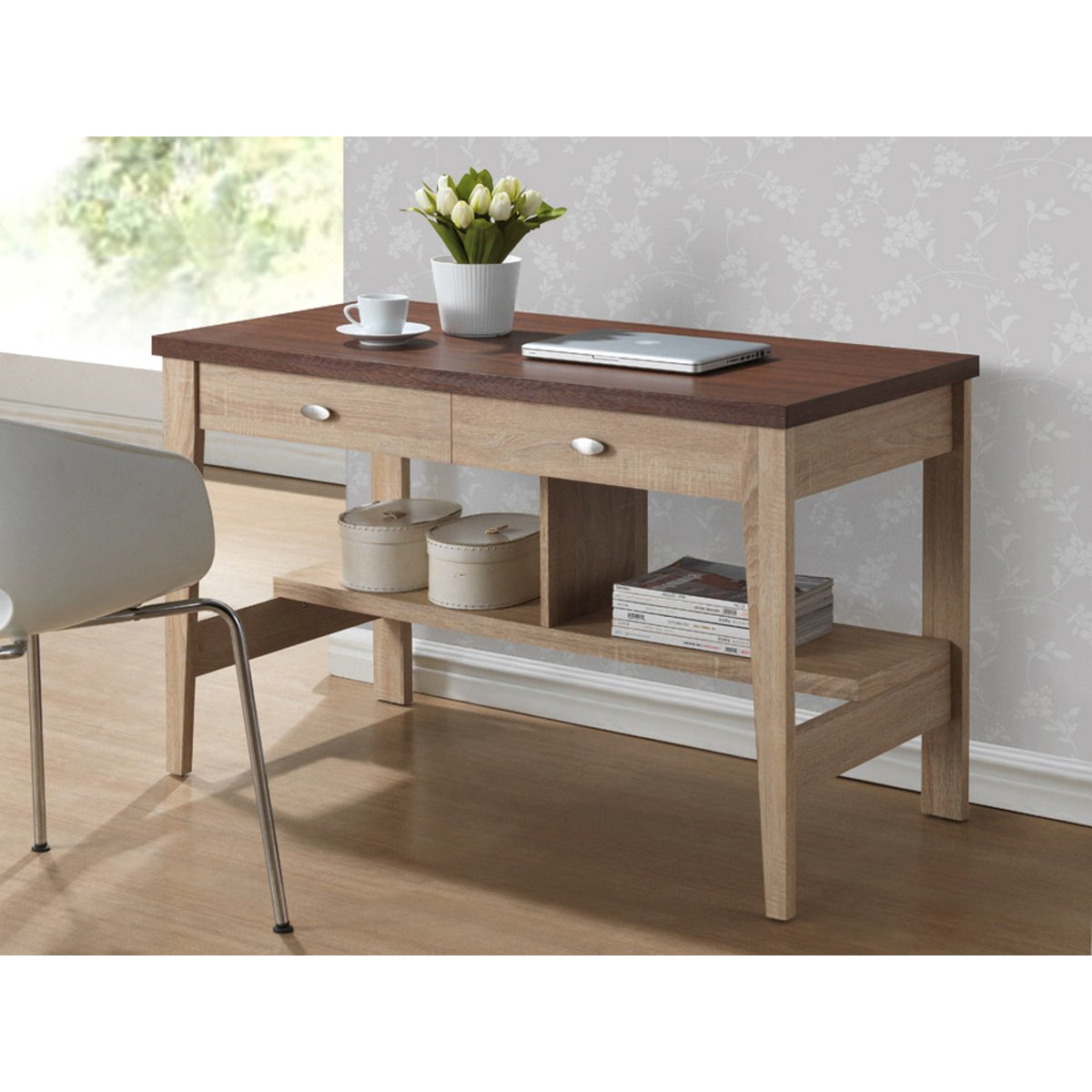 Baxton Studio Fillmore Writing Desk Baxton Studio-Desks-Minimal And Modern - 3