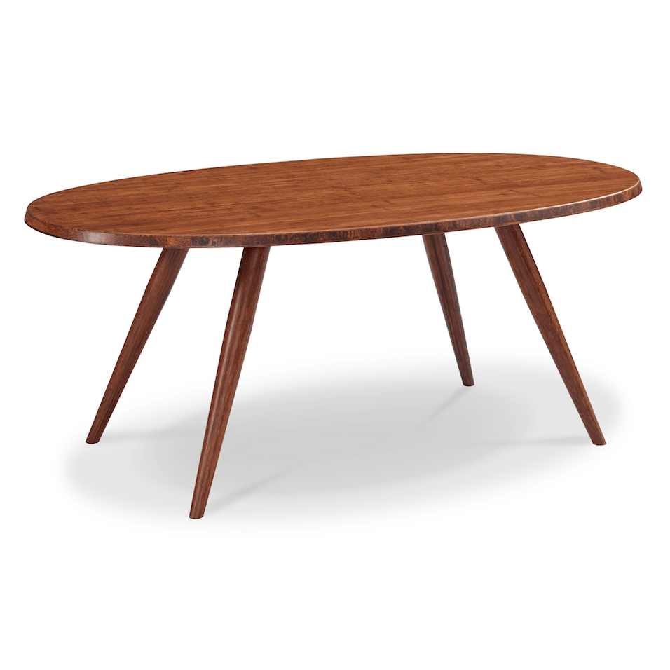 Greenington Modern Bamboo Ceres Oval Coffee Table-Minimal & Modern
