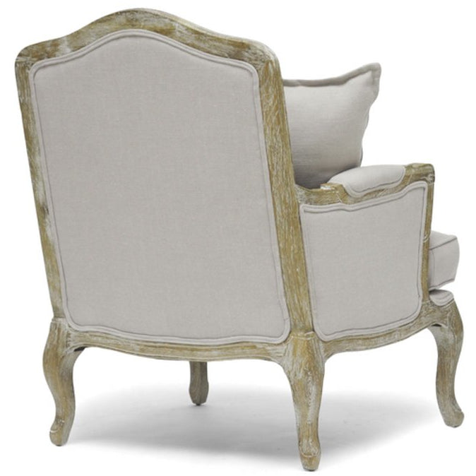 Baxton Studio Constanza Classic Antiqued French Accent Chair Baxton Studio-chairs-Minimal And Modern - 4