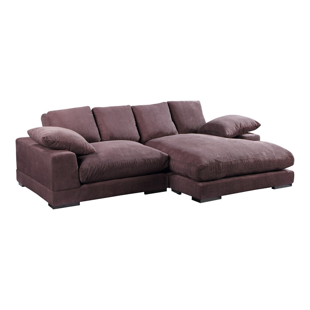 Moe's Home Collection Plunge Sectional Dark Brown - TN-1004-20