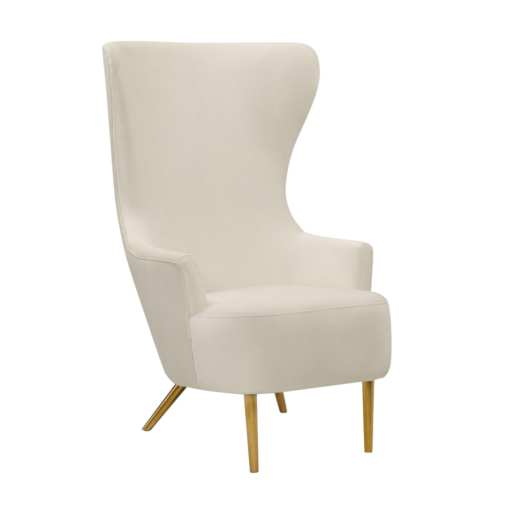 TOV Furniture Modern Julia Cream Wingback Chair - TOV-A2044-C