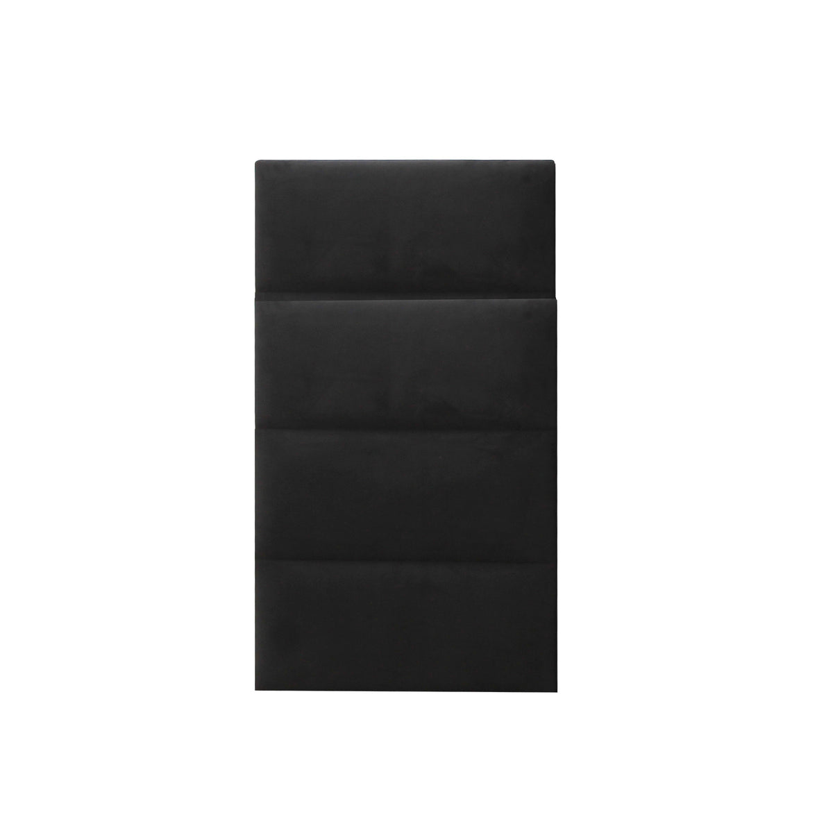 TOV Furniture Modern Eliana Black Velvet Queen Wings (Set of 2) - TOV-B68729-15