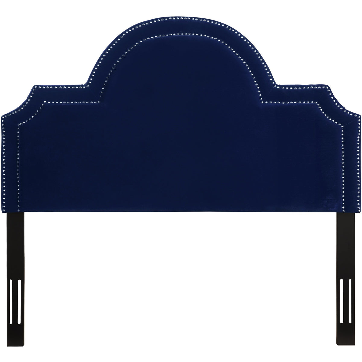 TOV Furniture Modern Laylah Queen Headboard in Pebbled Velvet - TOV-B86-Q-Minimal & Modern