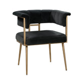 TOV Furniture Modern Astrid Grey Velvet Chair - TOV-D44022