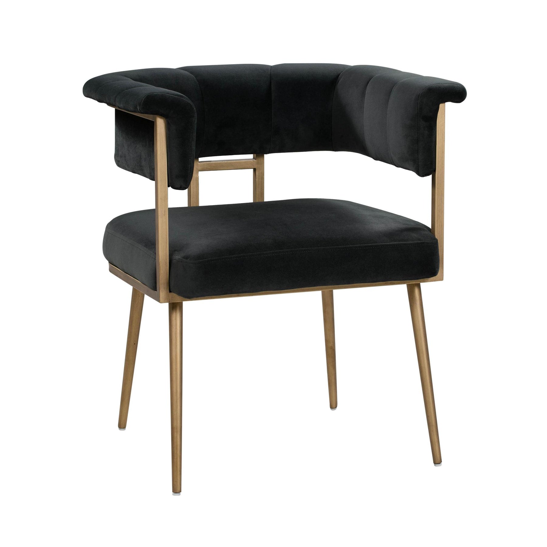 TOV Furniture Modern Astrid Grey Velvet Chair - TOV-D44022