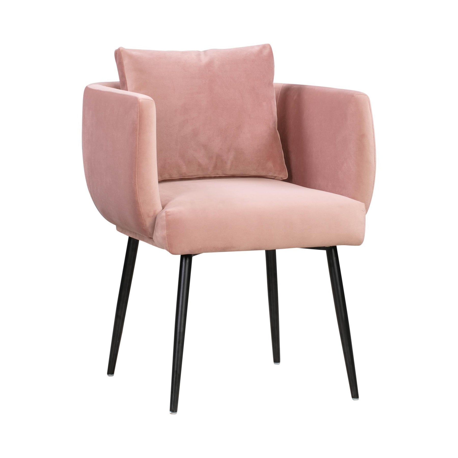TOV Furniture Modern Alto Blush Velvet Chair - TOV Furniture, Minimal & Modern - 1