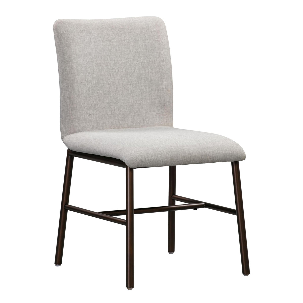TOV Furniture Modern Bushwick Taupe Upholstered Dining Chair (Set of 2) - TOV-D44092