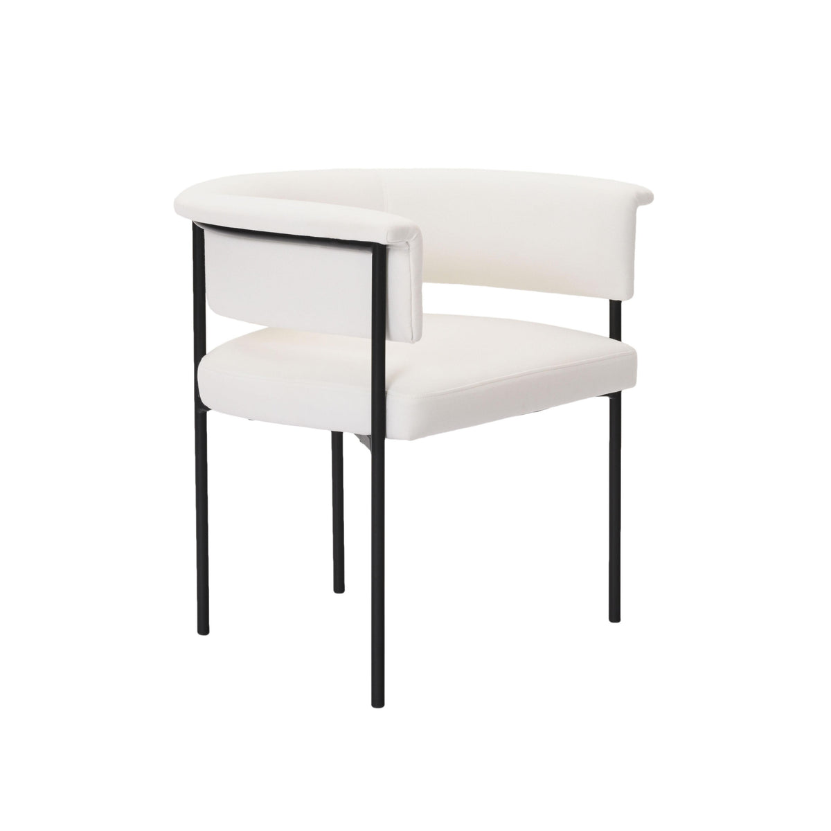 TOV Furniture Modern Taylor Cream Performance Linen Dining Chair - TOV-D54239