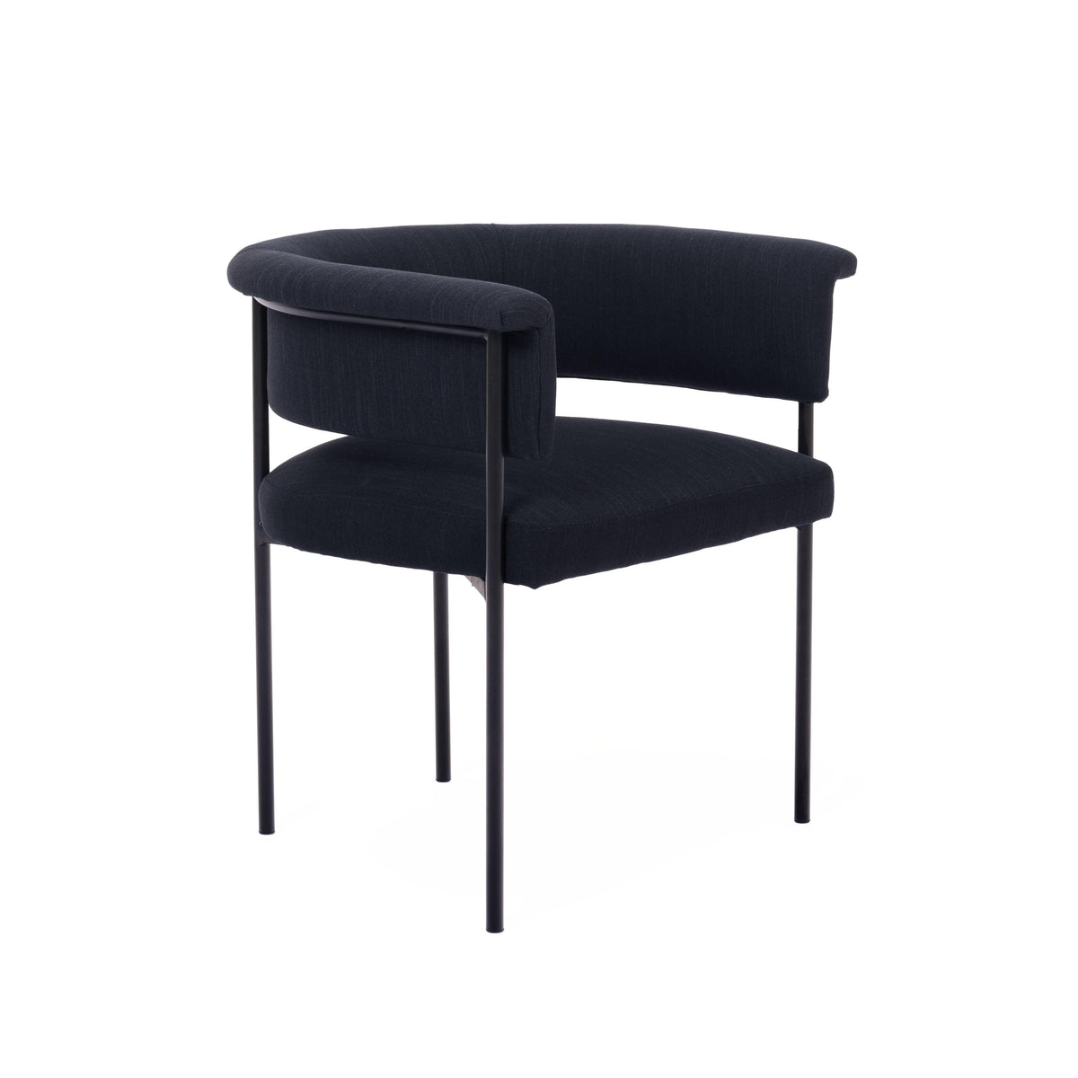 TOV Furniture Modern Taylor Black Performance Linen Dining Chair - TOV-D54240