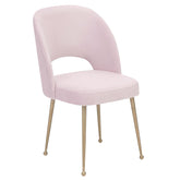 TOV Furniture Modern Swell Blush Velvet Chair - TOV-D61