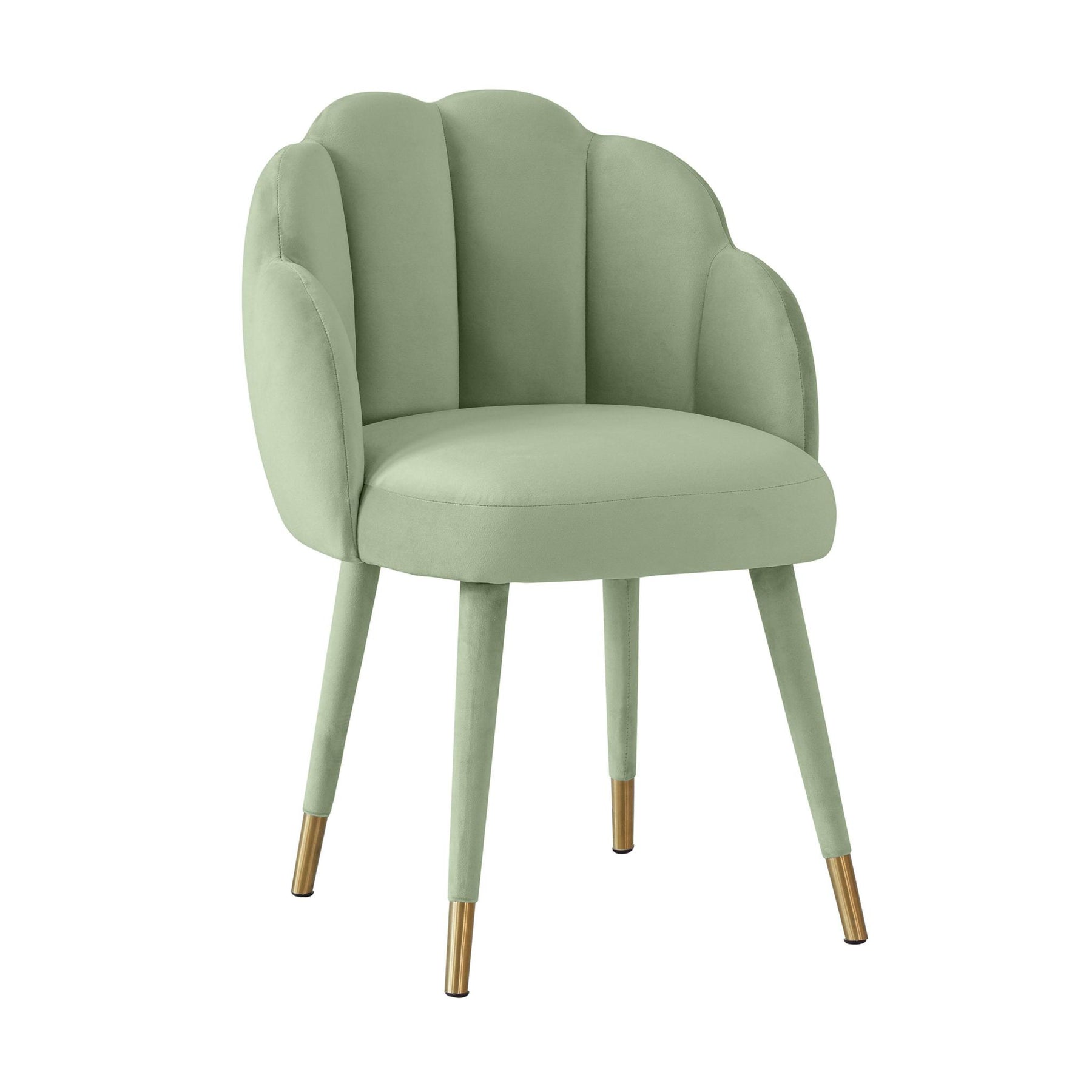TOV Furniture Modern Gardenia Moss Green Velvet Dining Chair - TOV-D68137