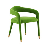TOV Furniture Modern Lucia Green Velvet Dining Chair - TOV-D68417