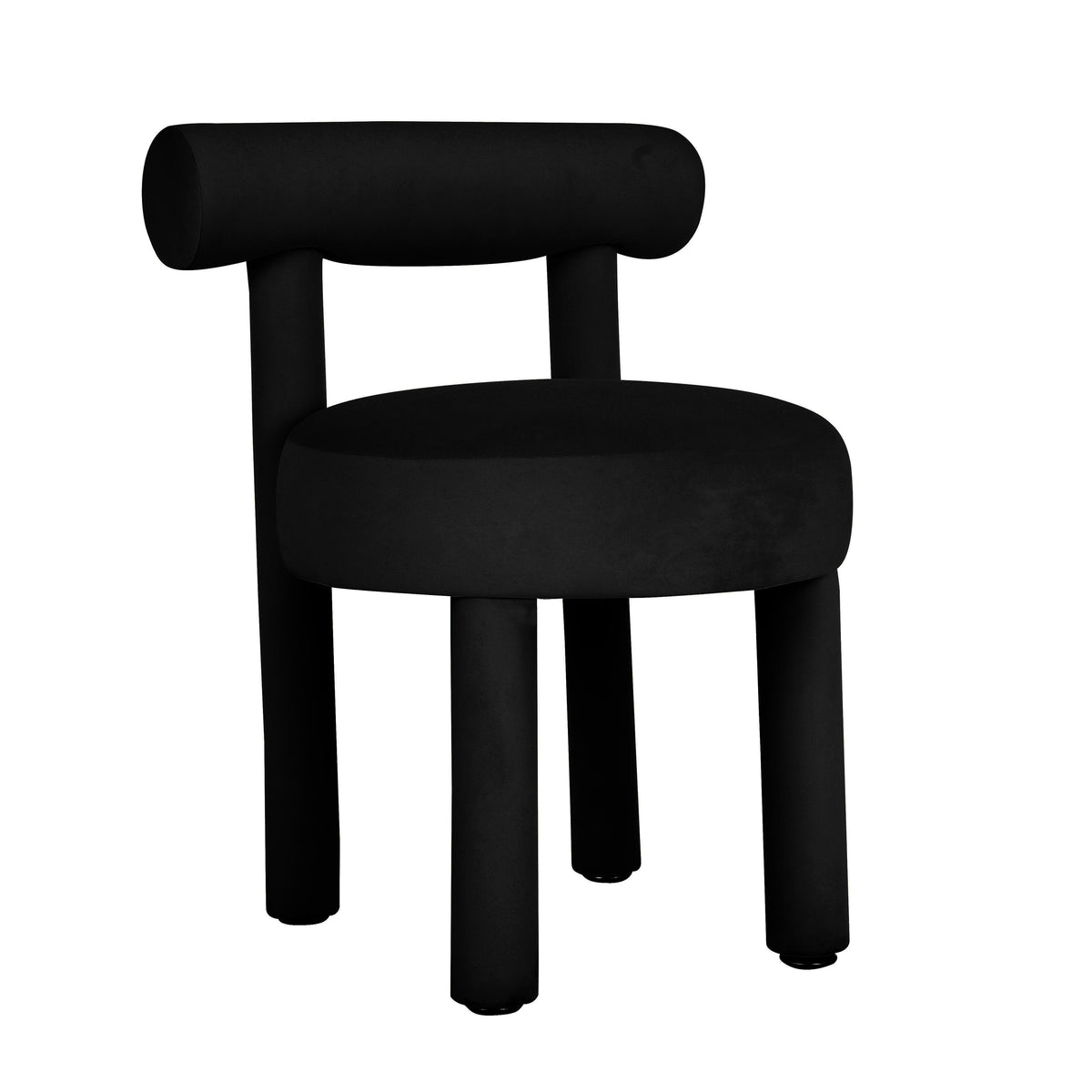 TOV Furniture Modern Carmel Black Velvet Dining Chair - TOV-D68591
