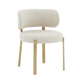 TOV Furniture Modern Margaret Cream Linen Dining Chair - TOV-D68650