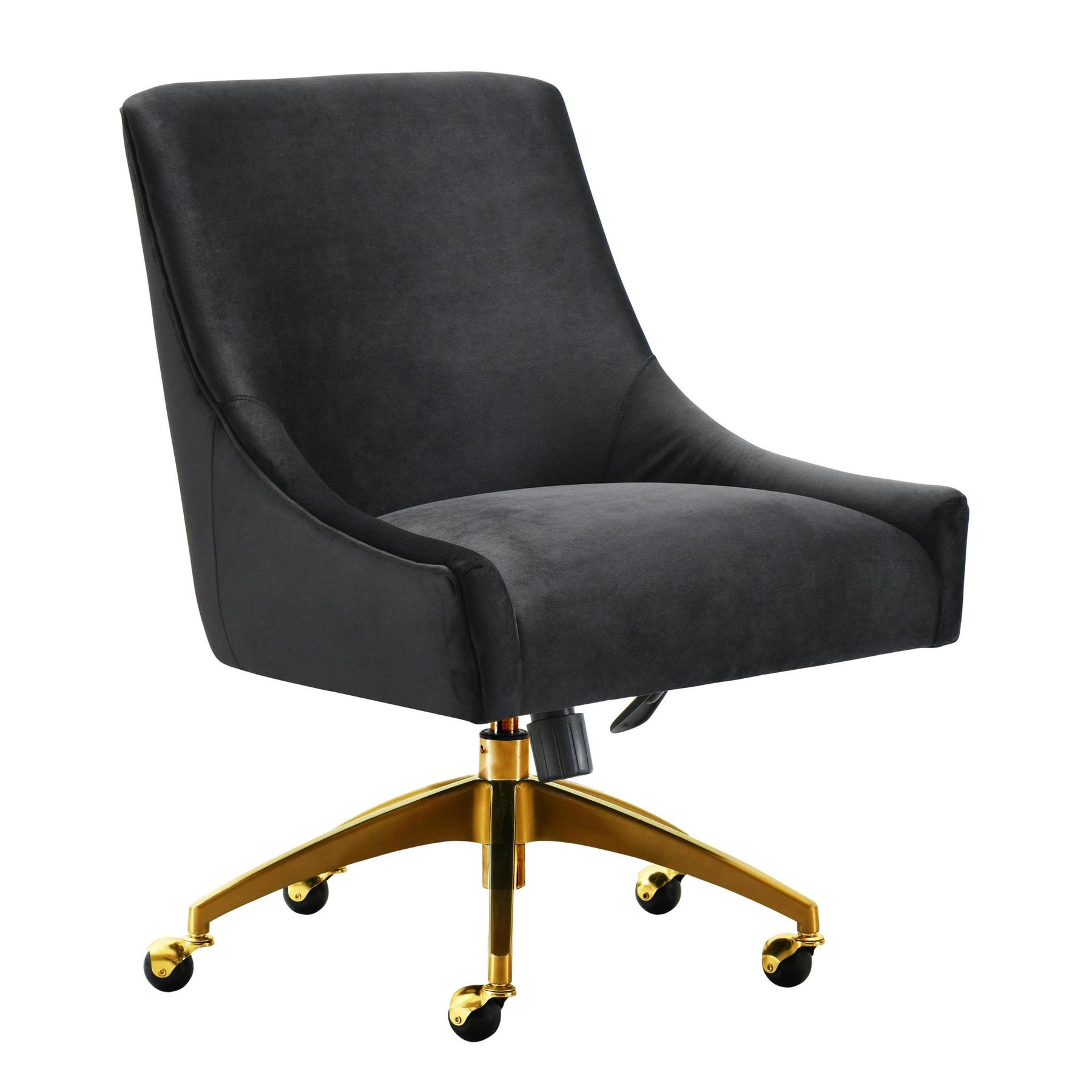 TOV Furniture Modern Beatrix Black Office Swivel Chair - TOV-H7234