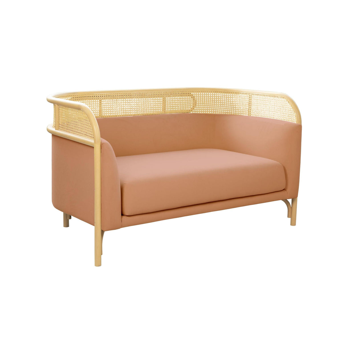 TOV Furniture Modern Desiree Mauve Velvet Loveseat - TOV-L68526