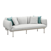 TOV Furniture Modern Katti Light Grey Outdoor Sofa - TOV-O54257