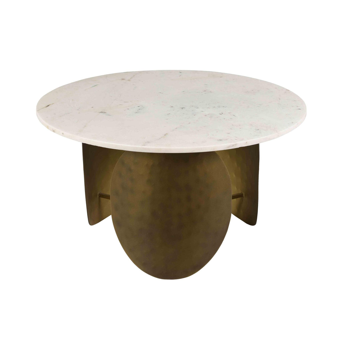 TOV Furniture Modern Indio White Marble Coffee Table - TOV-OC18290