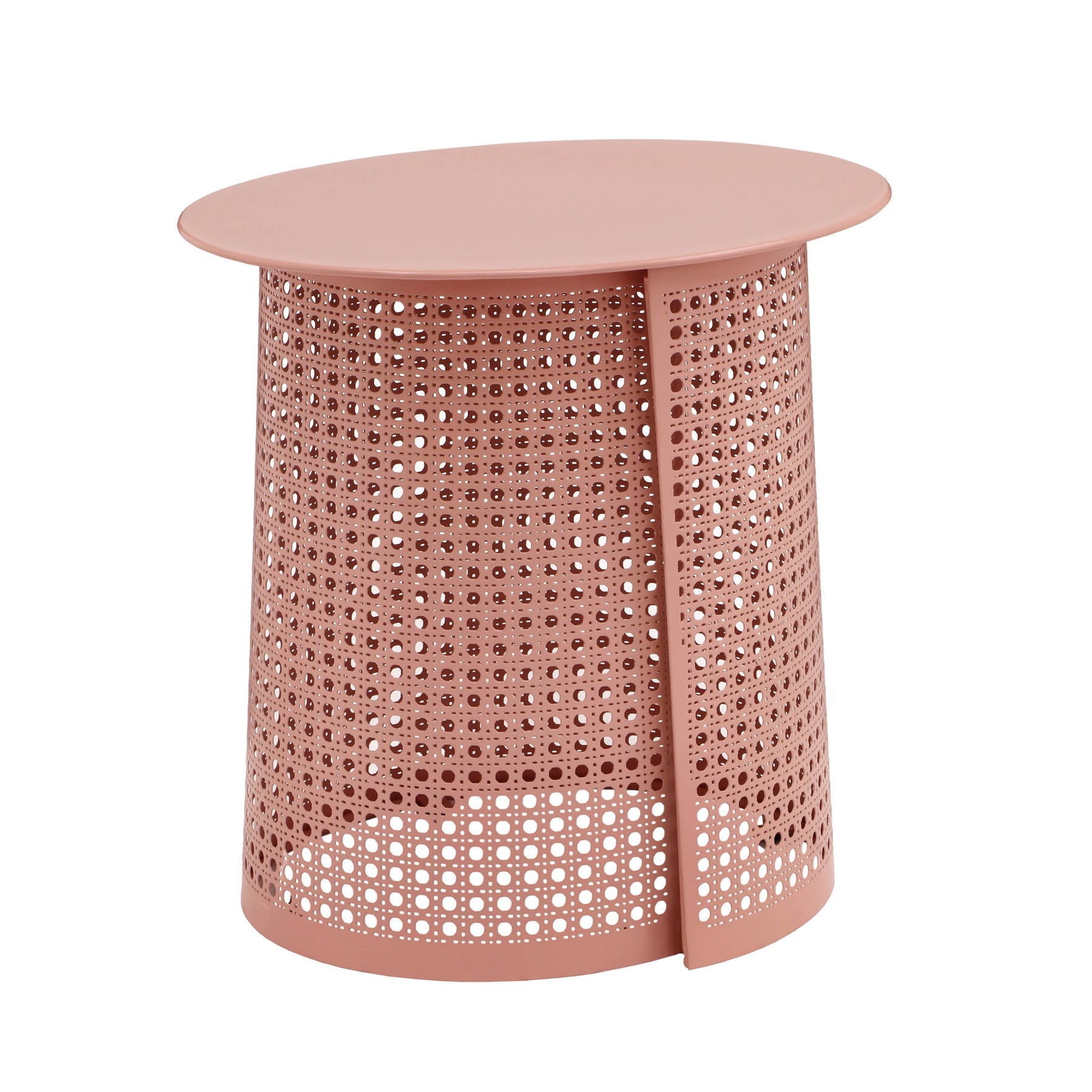 TOV Furniture Modern Pesky Coral Pink Side Table - TOV-OC18436