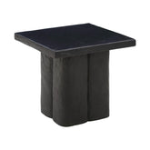 TOV Furniture Modern Kayla Black Concrete Side Table - TOV-OC44164