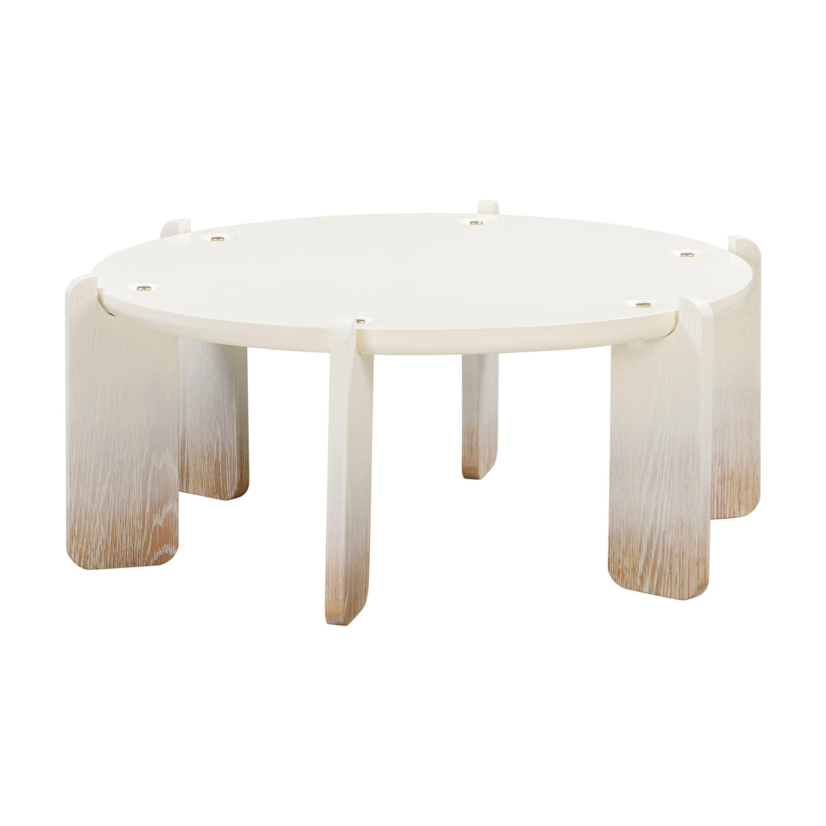 TOV Furniture Modern Gloria Cream Oak Coffee Table - TOV-OC54223