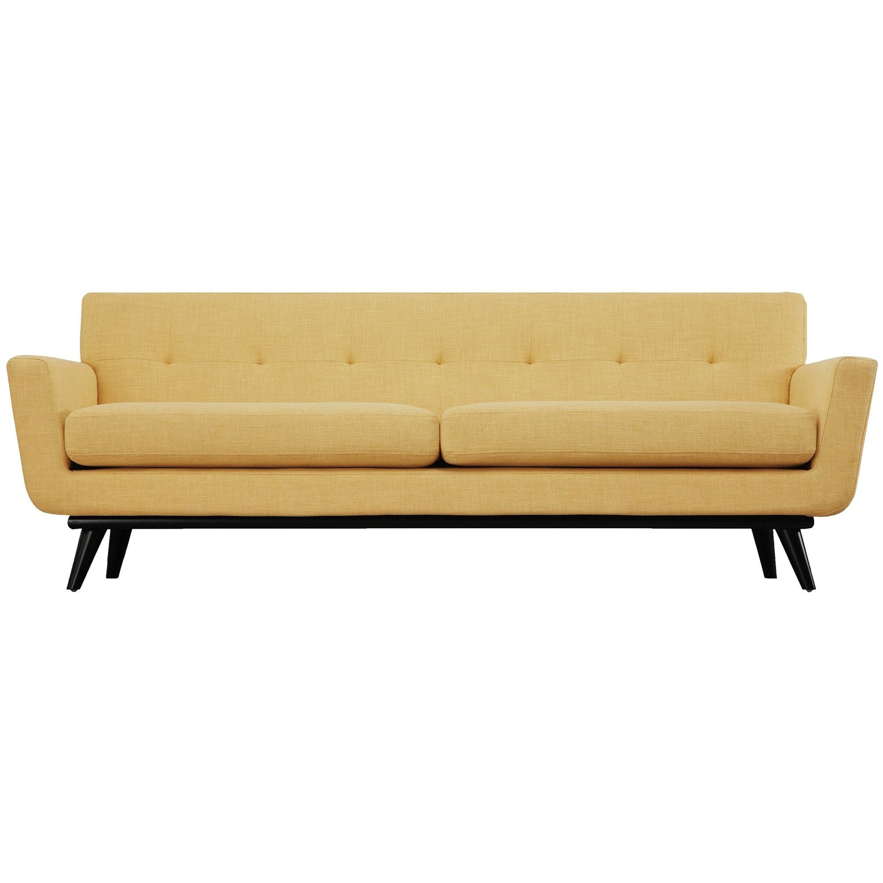TOV Furniture Modern James Mustard Yellow Linen Sofa TOV-S20S-Y-Minimal & Modern