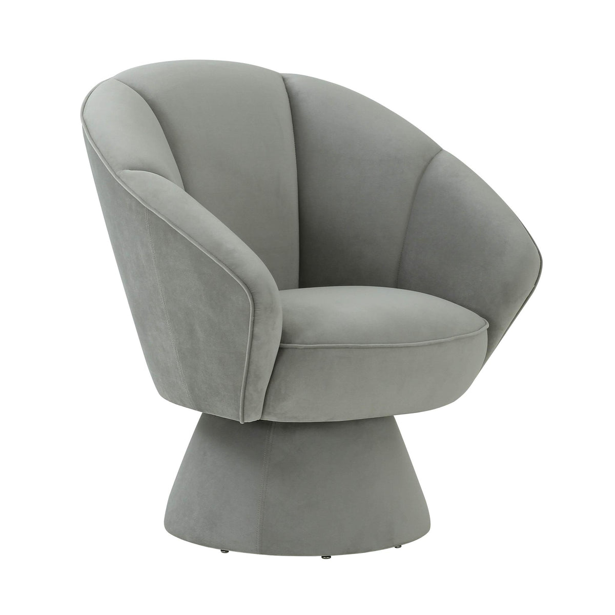 TOV Furniture Modern Allora Grey Accent Chair - TOV-S68104