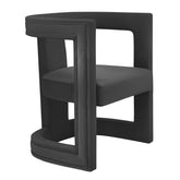 TOV Furniture Modern Ada Black Velvet Chair - TOV-S68257
