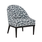 TOV Furniture Modern Crystal Velvet Patterned Accent Chair - TOV-VS68414