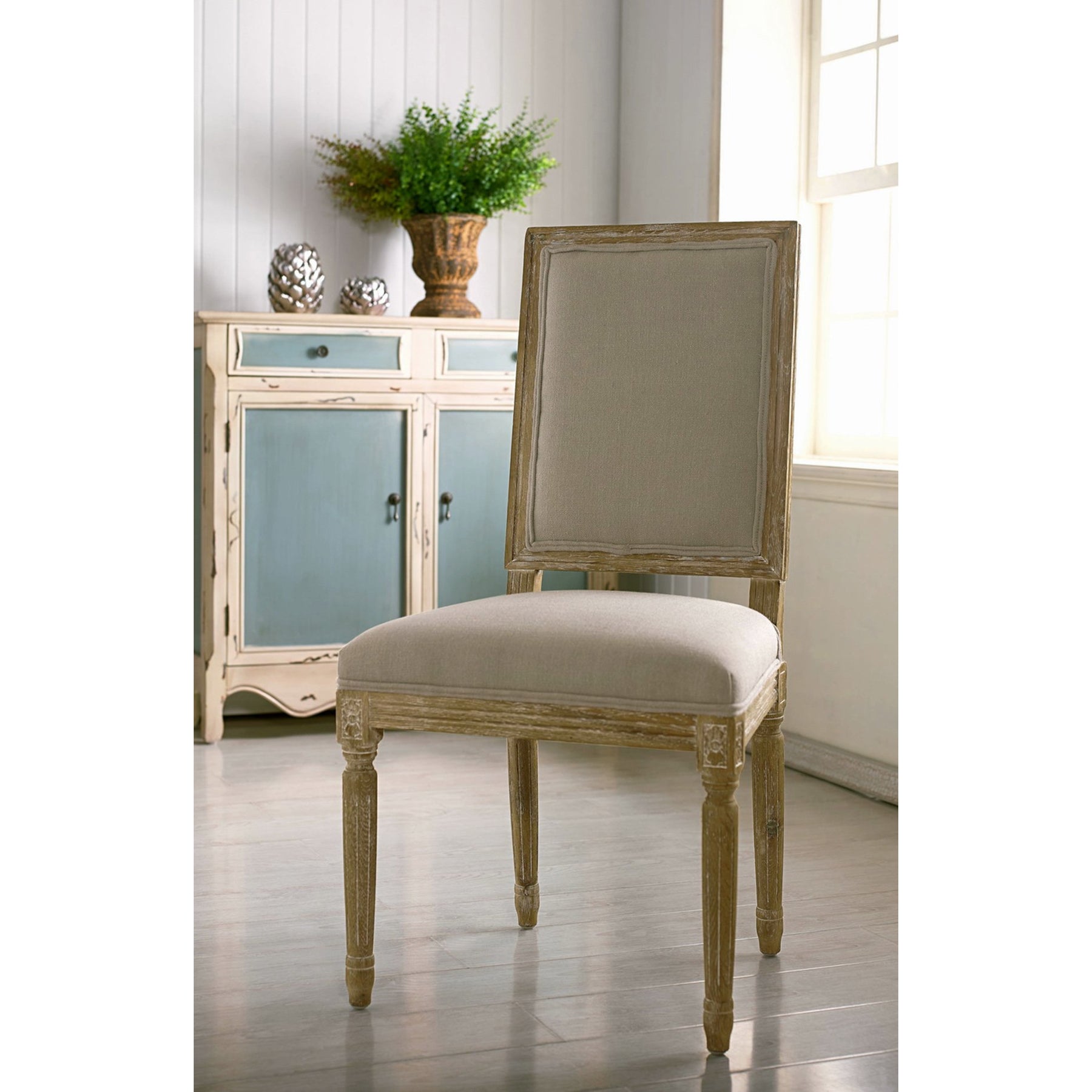 Baxton Studio Clairette Wood Traditional French Accent Chair Baxton Studio-chairs-Minimal And Modern - 5