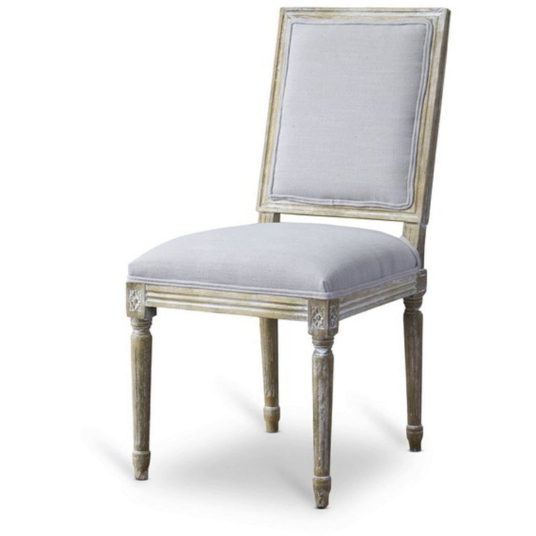 Baxton Studio Clairette Wood Traditional French Accent Chair Baxton Studio-chairs-Minimal And Modern - 1
