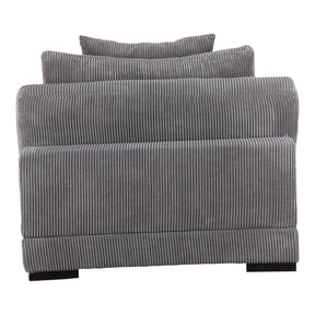 Moe's Home Collection Tumble Slipper Chair Charcoal - UB-1008-25