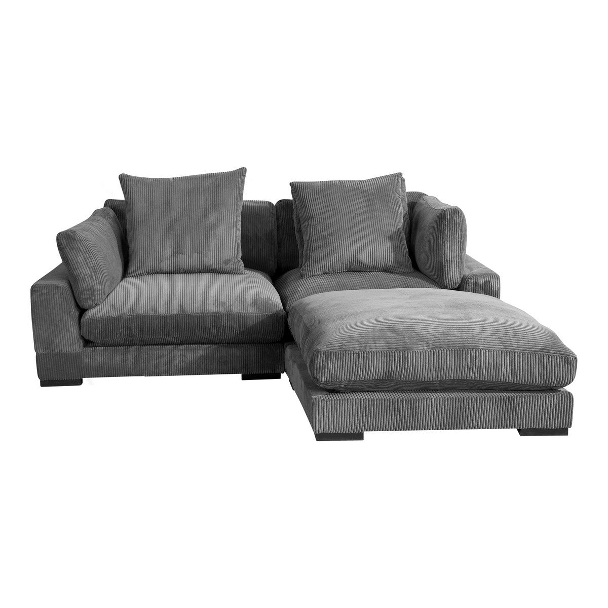 Moe's Home Collection Tumble Nook Modular Sectional Charcoal - UB-1013-25 - Moe's Home Collection - Extras - Minimal And Modern - 1
